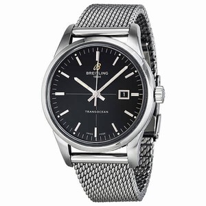 Breitling TRANSOCEAN CHRONOGRAPH A1036012-BA91-154A Automatic Stainless Steel Black
