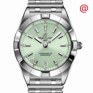 Breitling CHRONOMAT B01 A77310101L1A1 Quartz Stainless Steel Light Green 