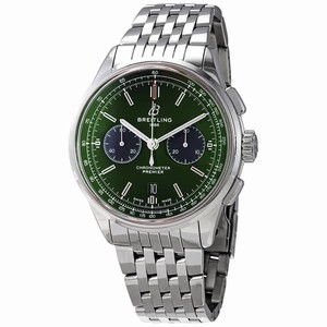 Breitling PREMIER AB0118A11L1A1 Automatic Stainless Steel Green