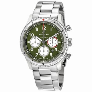 Breitling AVIATOR 8 AB01192A1L1A1 Automatic Stainless Steel Green