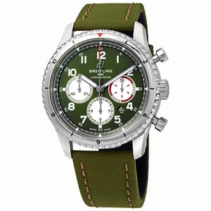 Breitling AVIATOR 8 AB01192A1L1X1 Automatic Stainless Steel Green