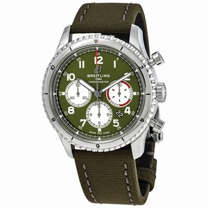 Breitling AVIATOR 8 AB01192A1L1X2 Automatic Stainless Steel Green