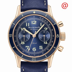 Blancpain AIR COMMAND AC02-36B40-63B Automatic 18kt Rose Gold Blue 
