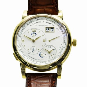A Lange & Sohne GRAND LANGE 116.021 Manual Wind 18kt Yellow Gold Silvery & White