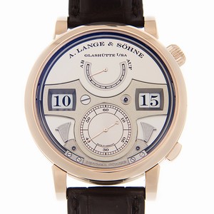 A Lange & Sohne OWL SERIES 143.050 Manual Wind 18kt Rose Gold Silvery & White