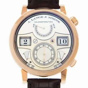A Lange & Sohne OWL SERIES 145.032 Manual Wind 18kt Rose Gold Silver