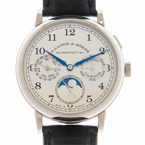 A Lange & Sohne 1815 CHRONOGRAPH 238.026 Automatic 18kt White Gold Silvery & White
