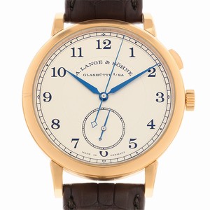 A Lange & Sohne 1815 CHRONOGRAPH 297.032 Manual Wind 18kt Rose Gold Silvery & White