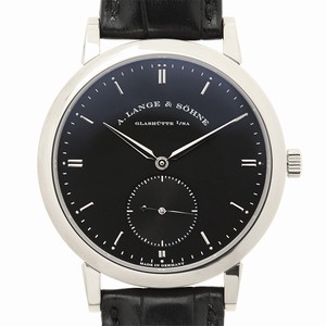 A Lange & Sohne SAXONIA 307.029 Automatic 18kt White Gold Black