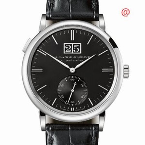 A Lange & Sohne SAXONIA 381.029 Automatic 18kt White Gold Black