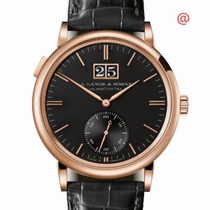 A Lange & Sohne SAXONIA 381.031 Automatic 18kt Rose Gold Black