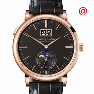 A Lange & Sohne SAXONIA 384.031 Manual Wind 18kt Rose Gold Black