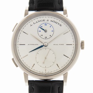 A Lange & Sohne SAXONIA 385.026 Automatic 18kt White Gold White