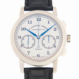 A Lange & Sohne 1815 CHRONOGRAPH 402.026 Manual Wind 18kt White Gold White