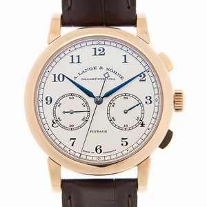 A Lange & Sohne 1815 CHRONOGRAPH 402.032F Automatic 18kt Rose Gold Silvery & White