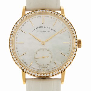 A Lange & Sohne SAXONIA 840.021 Automatic 18kt Gold & Diamond White