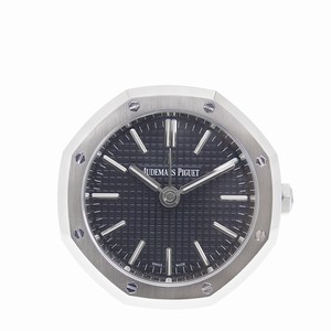 Audemars Piguet  AP ROYAL OAK TABLE CLOCK - BLUE  Stainless Steel Blue 