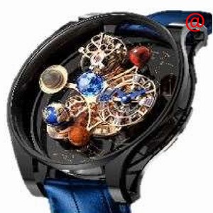 Jacob & Co ASTRONOMIA SOLAR AS300.31.TO.AN.ABALA Manual Wind 18kt Black Gold Transparent Skull