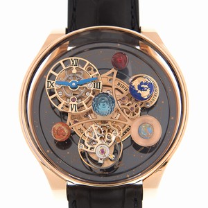 Jacob & Co ASTRONOMIA SOLAR AS300.40.TO.AN.ADA4A Automatic 18kt Rose Gold Transparent Skull