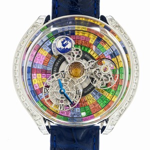 Jacob & Co ASTRONOMIA SOLAR AS800.30.BD.UC.ABALA Manual Wind 18kt White Gold & Diamond Transparent Skull