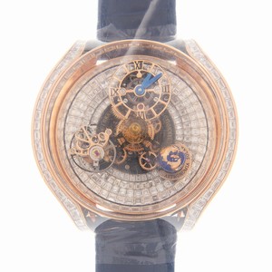 Jacob & Co ASTRONOMIA AS900.40.BD.BD.A FL4D Manual Wind 18kt Rose Gold & Diamonds Silver