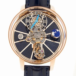 Jacob & Co ASTRONOMIA AT100.40.AC.SD.A Manual Wind 18kt Pink Gold Blue 
