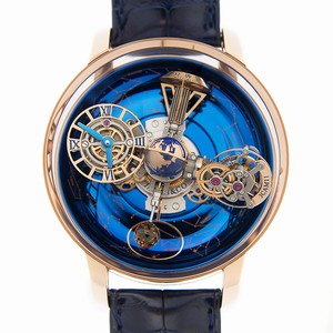 Jacob & Co ASTRONOMIA AT110.40.AA.SD.A Manual Wind 18kt Rose Gold Blue 