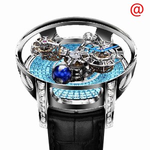 Jacob & Co ASTRONOMIA AT800.30.BD.BI.BFL4D Manual Wind 18kt White Gold Light Blue 