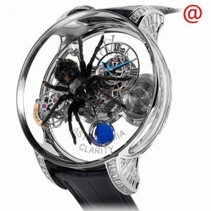 Jacob & Co ASTRONOMIA AT820.30.SP.SD.BBALA Manual Wind 18kt White Gold Transparent Skull