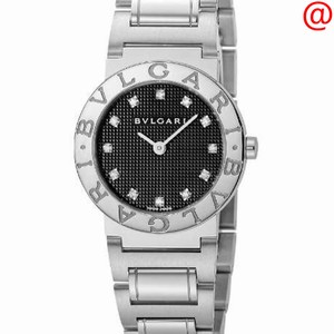Bulgari BULGARI BB26BSS/12 Quartz Stainless Steel Black