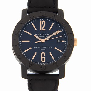 Bulgari BULGARI BBP40C3CGLD Automatic PVD Titanium Blue 