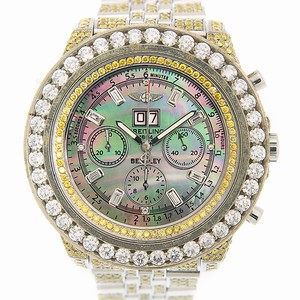 Breitling BREITLING BENTLEY BREITLING NGBK_DIASTRAP Automatic Stainless Steel & Diamond Gray