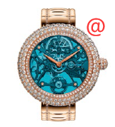 Jacob & Co BRILLIANT BS431.40.RD.QB.A40RA Manual Wind 18kt Rose Gold Blue 