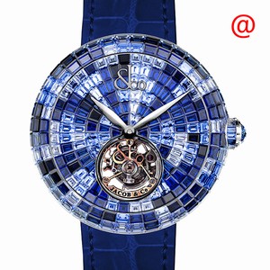 Jacob & Co BRILLIANT BT543.30.CB.CB.BBB4D Manual Wind 18kt White Gold Blue 