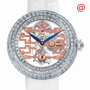 Jacob & Co BRILLIANT BT545.30.BD.RP.ABSAA Manual Wind 18kt White Gold Transparent Skull