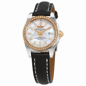 Breitling GALACTIC C7234853/A791BKLT Quartz 18kt Rose Magic & Diamond White