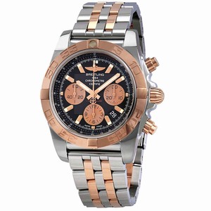 Breitling CHRONOMAT B01 CB0110121B1C1 Automatic 18kt Rose Gold & Steel Black