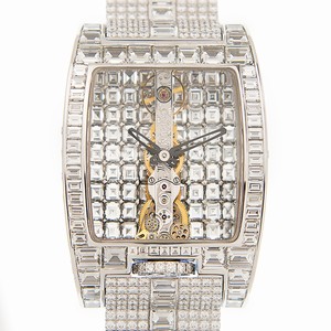 Corum BRIDGE Corum Full Paved Diamond Manual Wind 18kt White Gold & Diamond Silver