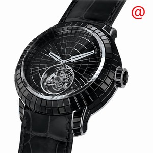 Jacob & Co CAVIAR TOURBILLON CV201.30.BS.BS.BDA4D Manual Wind 18kt White Gold Black