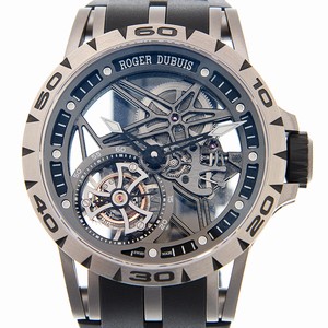 Roger Dubuis EXCALIBUR DBEX0479  Manual Wind Titanium Transparent Skull