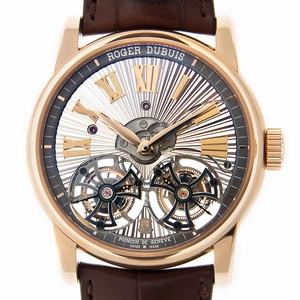 Roger Dubuis HOMMAGE DBHO0563 Manual Wind 18kt Rose Gold Transparent Skull