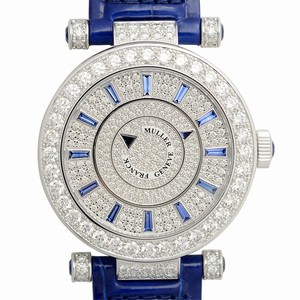 Franck Muller DOUBLE MYSTERY DM 39 D 1R CD (OG) Automatic 18kt White Gold & Diamond Silver