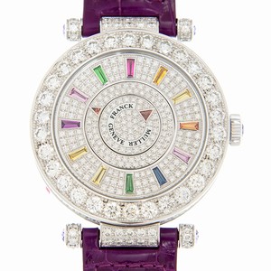 Franck Muller DOUBLE MYSTERY DM 42 COL DRM D 1R CD (OG) Automatic 18kt White Gold & Diamond Silver
