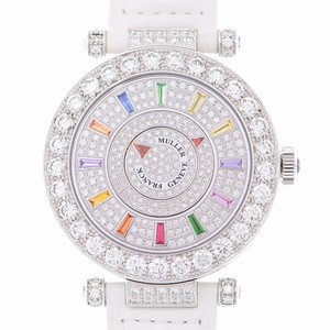 Franck Muller DOUBLE MYSTERY DM 42 COL DRM D 1R CD (OG) Automatic 18kt White Gold & Diamond Silver