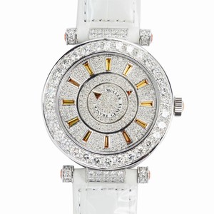 Franck Muller DOUBLE MYSTERY DM 42 D 1R CD (OG) Automatic 18kt White Gold & Diamond Silver
