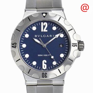 Bulgari DIAGONO 102586 Automatic Stainless Steel Blue 