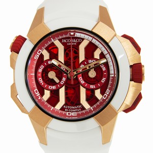 Jacob & Co EPIC X CHRONO EC313.42.SA.RR.FHB4D Automatic 18kt Rose Gold & Titanium Red