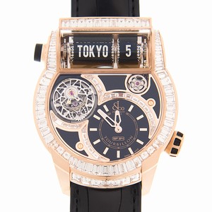 Jacob & Co EPIC SF24 ES802.40.BD.UA.A Automatic 18kt Rose Gold & Diamonds Black