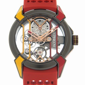 Jacob & Co EPIC X EX100.21.CR.CB.ALD4A Manual Wind Titanium Transparent Skull