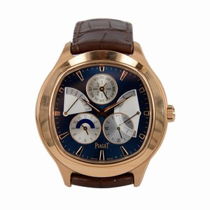 Piaget EMPERADOR G0A33019 Automatic 18kt Rose Gold Dark Blue 